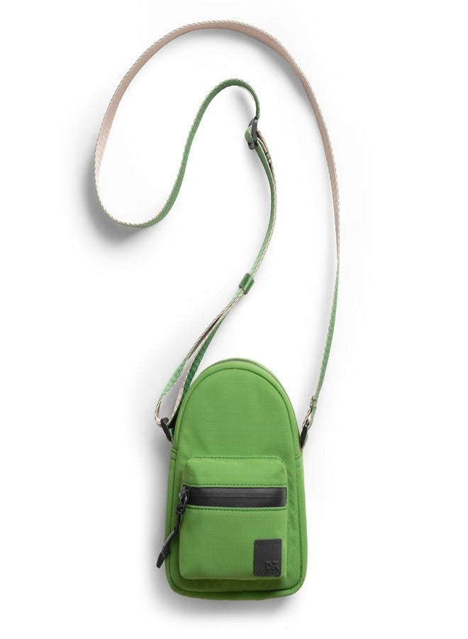 DailyObjects DOT Sling Bag for Men and Women |Adjustable Shoulder Strap|Lightweight|Water Resistant|Recycled Nylon Sling Bag|Organisational Pocket| For Daily Use/Travel (Seagrass) - Image 4